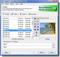 Easy Website Photo Gallery