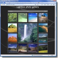 Lightbox photo gallery